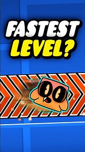 Is This The Fastest Level Ever Made? #geometrydash