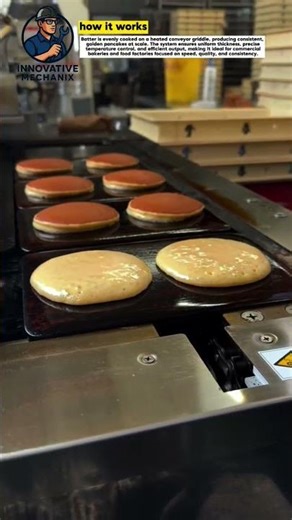 High-Speed Industrial Pancake Production Line in Action