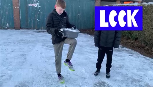 Snow Bucket Challenge Nomination by Ollie