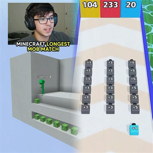 how are they so dumb...🤣Minecraft mob match #minecraft #shorts #youtube #funny #art #foryou #fyp 😁