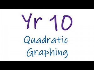 Year 10 Quadratic Graphing