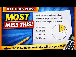 ATI TEAS Math Practice Test 2026 | 50 Questions to Pass on Your First Try