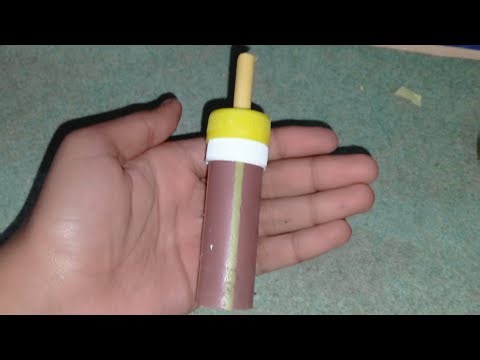 How to make a mini pocket hookah using 2 bottle caps || EXPERIMENT & CREATION