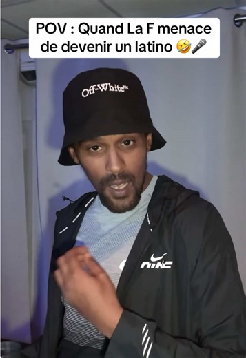 Quand La F menace de rapper comme un latino 🤣🎤 Vidéo complète disponible sur YouTube 🫡🔥 #laf #laf691 #dembow #latino #rap
