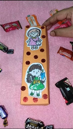 Tooth paste box craft / #diy #art #craft #gift#shots