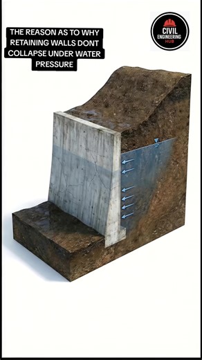 Why Retaining Walls Fail Under Hydrostatic Pressure