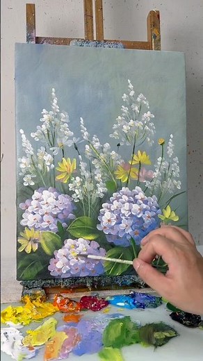 Paint This Gorgeous Flower Garden in Easy Steps
