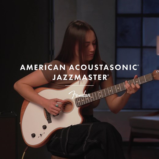Watch Mia Garcia, Nicholas Veinoglou and Ruben Wan explore the endless possibilities of the American Acoustasonic Jazzmaster – blending between acoustic and electric tones to create new sonic colors that defy definition. Learn more here. | Fender