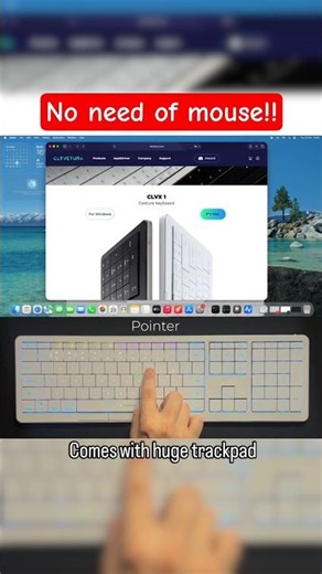 No need of mouse | clevetura keyboard