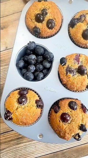 Cozy Blueberry Almond Muffins