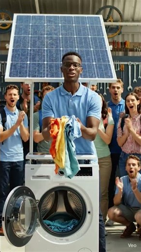 solar washing machine