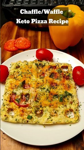 Best Crispy Keto Chaffle Pizza Recipe Flourless Gluten Free