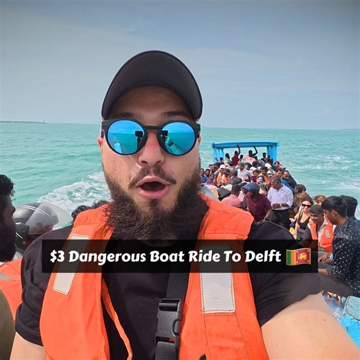 318K views · 11K reactions | The Most Dangerous Boat Ride In Sri Lanka To Delft Island  #Travel #SriLanka | Davud Akhundzada | Facebook