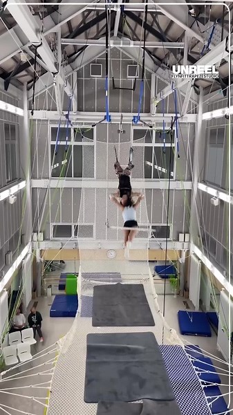 Can You Conquer the Trapeze Like Kaia? Witness Amazing Acrobat Talent!