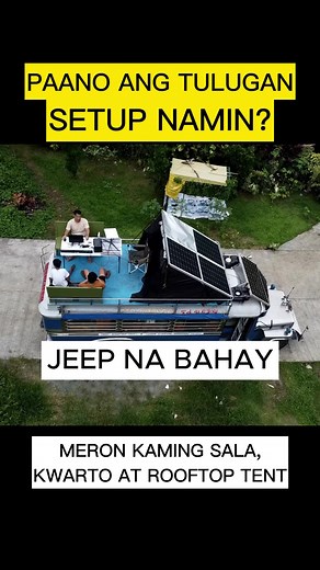 1.6M views · 18K reactions | Kahit saan pwede kaming matulog #vanlifetravel #vanlifeph #vanlife #campervanconversion #campervans #mobilehomes | BAHAY JEEP ni ANTET | Facebook