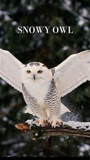 🦉 Nature’s White Hunter – The Incredible Snowy Owl ❄️ #birds #owl #wildlife #shorts #snowyowl