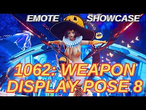 [PSO2 NGS] 1062: Weapon Display Pose 8 - Emote Lobby Action - 1062「武器反映ポーズ8」
