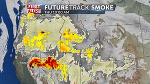 Cooler with smoky haze and storm chances coming back around - Local News 8