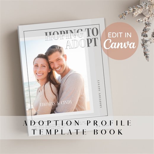 Adoption Profile Template Book: DIY Canva Design (digital Download) - Etsy
