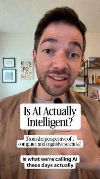 Is AI Actually Intelligent? From a computer & cognitive scientist's perspective: No.