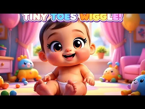 Wiggle Wiggle Tiny Toes 👶 | Jump, Clap & Dance Toddler Song