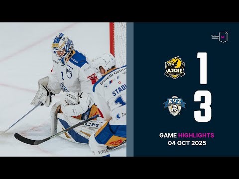 HC Ajoie vs. EV Zug - Game Highlights