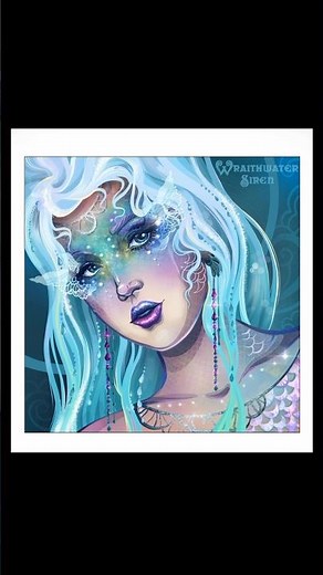 Mermaid Makeup Look #art #youtubeshorts #viral #fyp #ashortaday #makeup #shorts #unfrezzmyaccount