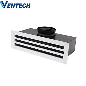 [Hot Item] Linear Air Diffuser Aluminum Adjustable Linear Slot Air Diffuser with Plenum Box