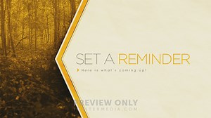 Thanksgiving Colors - Set A Reminder - Title Graphics