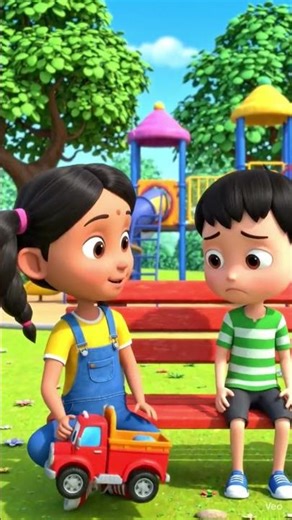 Kiki Shares Toy 😊 | Cute Kids Cartoon