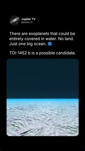 A Planet Full of Water 🌊 #shorts #space