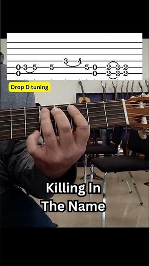 Killing In the Name Easy Guitar Tutorial