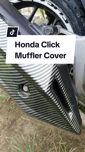 Honda Click Muffler Cover / Heatguard #motorista #hondaclick125i #click125i #riders #rider #motorcycle #motor #mufflercover #heatguard #motorcycleaccessories