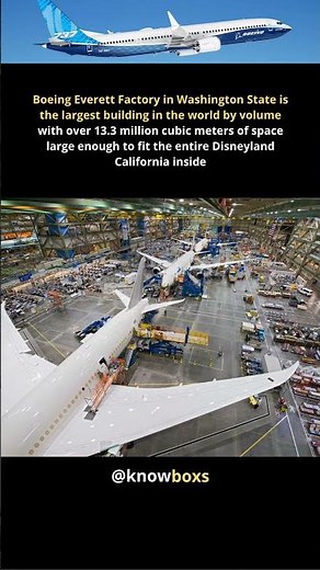 Boeing Everett Factory – The Largest Building in the World by Volume