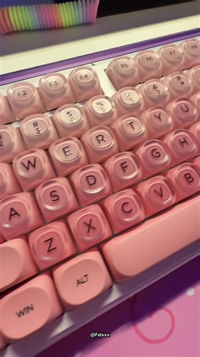 First time to change my keycaps, and I went with these from @Lycheegaming. Honestly, they did not disappoint. 😍✨ The quality feels great, the color looks amazing on my setup, and it instantly gave my keyboard a fresh new vibe. 🔥 Definitely a small upgrade that made a big difference to my desk setup. If you’re thinking of customizing your keyboard, this is a sign to try new keycaps too! ⌨️✨ #keycaps #unboxing #cozydesksetup #desksetup #keebtok