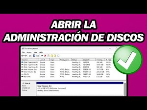 Cómo Abrir La Administración De Discos En Windows 11/10 | Rápido y Fácil