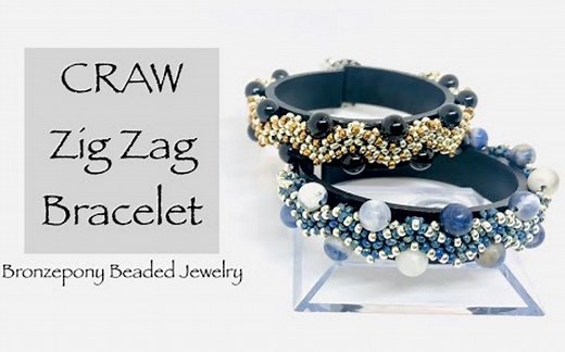 【串珠教程】波纹手链-Bronzepony