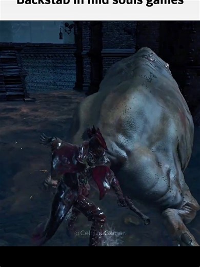 ‏Backstab in All Souls Games #gaming | dark souls 2 backstab