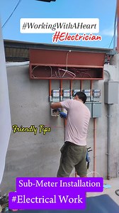 3.4K views · 38 reactions | SUB-METER INSTALLATION FRIENDLY TIPS﫡⚡⚡ | Sherwin Knows Electrical | Facebook