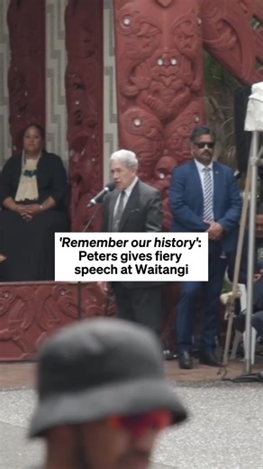 #WATCH NZ First leader Winston Peters took aim at hecklers during his speech at Waitangi, saying said he had been attending for 70 years and knew what the speaking rights were. Peters said he did not come here to be insulted or speak about politics. "There's some young pup out there shouting who doesn't know what day it is." He pleaded for people to return to talking about the interests of "one people, one nation". Follow RNZ's live coverage | New Zealand Political Forum