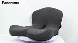 Memory Foam Seat Cushion,Office Chair Cushion with Lumbar Support for Back Pressure Relief, Car Seat Cushion with Adjustable Strap,Sciatica Pad Cushions for Car,Truck, Desk,Gaming Chair