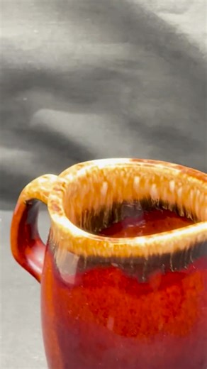 Vintage Hull Pottery Brown Drip Small Pitcher - Made in USA - Etsy