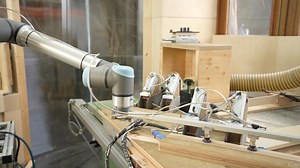 62K views · 329 reactions | Wood's up? At HUSSL, robots support the production of contemporary wooden furniture. Enabling the company handles large orders even at short notice 料 | Universal Robots | Facebook