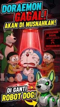 AKIBAT ULAH NOBITA DORAEMON AKAN DI GANTI DENGAN ROBOT DOG DARI MASADEPAN #doraemonterbaru