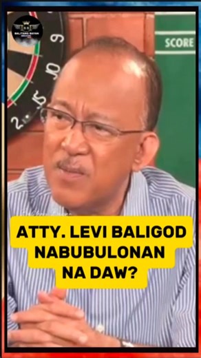 BINANAT NI Ronald Llamas si Atty. Levi Baligod: “Kinakain na niya ang kanyang mga sinasabi?” Ayon sa political analyst na si Ronald Llamas, tila umano nagkakaroon ng pagbabago o pagbaligtad sa ilang pahayag ni Atty. Levi Baligod kaugnay sa mga isyung may kinalaman sa pulitika. Dahil dito, sinabi ni Llamas na parang “kinakain” na raw ng abogado ang ilan sa kanyang mga naunang sinabi. Disclaimer: Ang balitang ito ay batay sa mga pahayag at ulat na lumabas sa publiko. Layunin ng post na magbigay ng