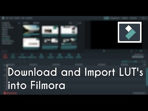 How to Load LUT's into Wondershare Filmora