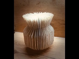 bookfolding "A Vase" :D