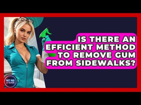 Is There an Efficient Method to Remove Gum from Sidewalks? - Get Rid Of Guide
