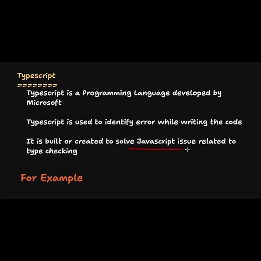 What is Typescript ?#typescript #programming #coding #js #nextjs #reactjs #angular #fullstack #ai