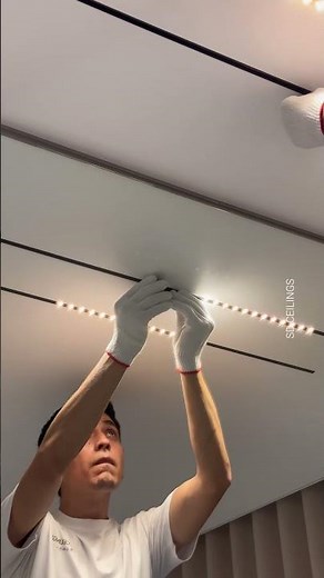 Modern Bedroom Transformation 🌟 Sleek 6mm Track Lighting in Stretch Ceiling! | SD Ceilings